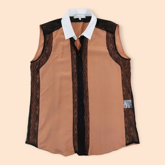 Sandro Tops - 𝅺Sandro Lace Button Up Camisole